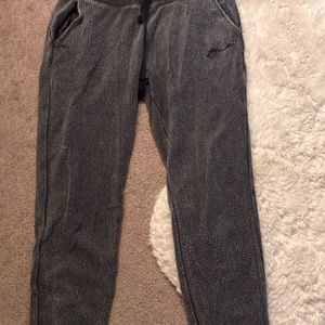 Grey PINK small sweatpants